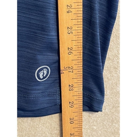 Hang Ten Shirt Men's Medium Blue and Gray Back Zip Pocket UV Protection - Picture 6 of 12